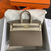 Hermès Birkin 25 Sellier 18 Etoupe Epsom Gold Hardware