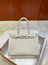 Hermès Birkin 30 Retourne in Craie Togo Leather (Palladium Hardware)