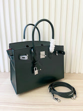 Hermès Birkin 30 Style Sellier in Vert Cypress Smooth Leather (Palladium Hardware)