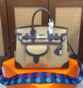 Hermès Birkin Cargo 30 Ebène Swift Leather and Khaki Canvas Multi-Pocket Bag