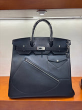 Hermès Birkin 40 Rock Sellier in Noir Swift Leather (Palladium Hardware)