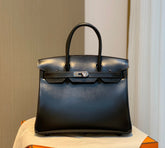 Hermès Rare Limited Edition Birkin 30cm So Black Total Matte-Hardware Luxury Tote