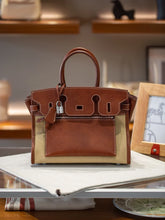 Hermès Birkin 35 L'Envers Edition Fauve Barenia Faubourg Palladium Hardware