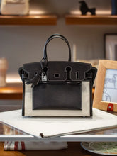 Hermès Birkin 35 A L'Envers Black-Ecru Toile H Canvas and Black Volupto Palladium Hardware