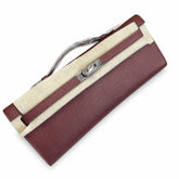 Hermès Kelly Cut 31 Clutch Epsom Leather Picture Burgundy