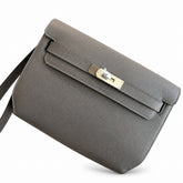 Hermès Kelly Depeches 25 clutch, Epsom leather (with additional shoulder strap), can be worn cross-body, can be carried by hand or on the wrist, daily needs, seamless switch between business/leisure - centra