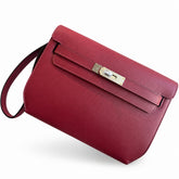 Hermès Kelly Depeches 25 clutch, Epsom leather (with additional shoulder strap), can be worn cross-body, can be carried by hand or on the wrist, daily needs, seamless switch between business/leisure - centra