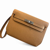 Hermès Kelly Depeches 25 clutch, Epsom leather (with additional shoulder strap), can be worn cross-body, can be carried by hand or on the wrist, daily needs, seamless switch between business/leisure - centra