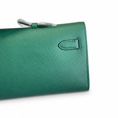 Kelly Cut 31 Clutch Epsom Leather Picture Malachite Green
