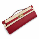 Hermès Kelly Cut 31 Clutch Epsom Leather Picture Red