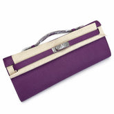Hermès Kelly Cut 31 Clutch Epsom Leather Picture Anemone Purple