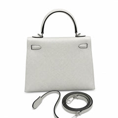 kelly25cm, 0S/Vert Fizz, Epsom, sliver, all handmade‼ ️Kelly 25cm, bubble green, palm print, silver buckle, high-end handmade exclusive customization‼ ️Purely hand-made nails, hand-engraved hardware,