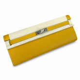 Hermès Kelly Cut 31 Clutch Epsom Leather Picture Amber Yellow