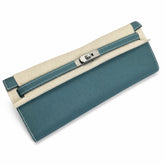 Hermès Kelly Cut 31 Clutch Epsom Leather Picture Denim Blue