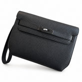 Hermès Kelly Depeches 25 clutch, Togo leather (with additional shoulder strap), can be worn cross-body, can be carried by hand or on the wrist, daily needs, seamless switch between business/leisure - central