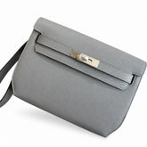 Hermès Kelly Depeches 25 clutch, Epsom leather (with additional shoulder strap), can be worn cross-body, can be carried by hand or on the wrist, daily needs, seamless switch between business/leisure - centra