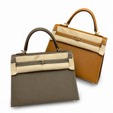 Hermès Kelly 25, imported Epsom, four diamond colors