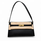 Hermès kelly elan、ck89/Black、Epson、gold、all handmade‼ ️H armpit bag, black, palm print, gold buckle, top hand-stitched wax thread production, pure handmade private high-end‼ ️‼ ️Purely hand-made nails, hand-