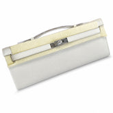 Hermès Kelly Cut 31 Clutch Epsom Leather Picture Milkshake White