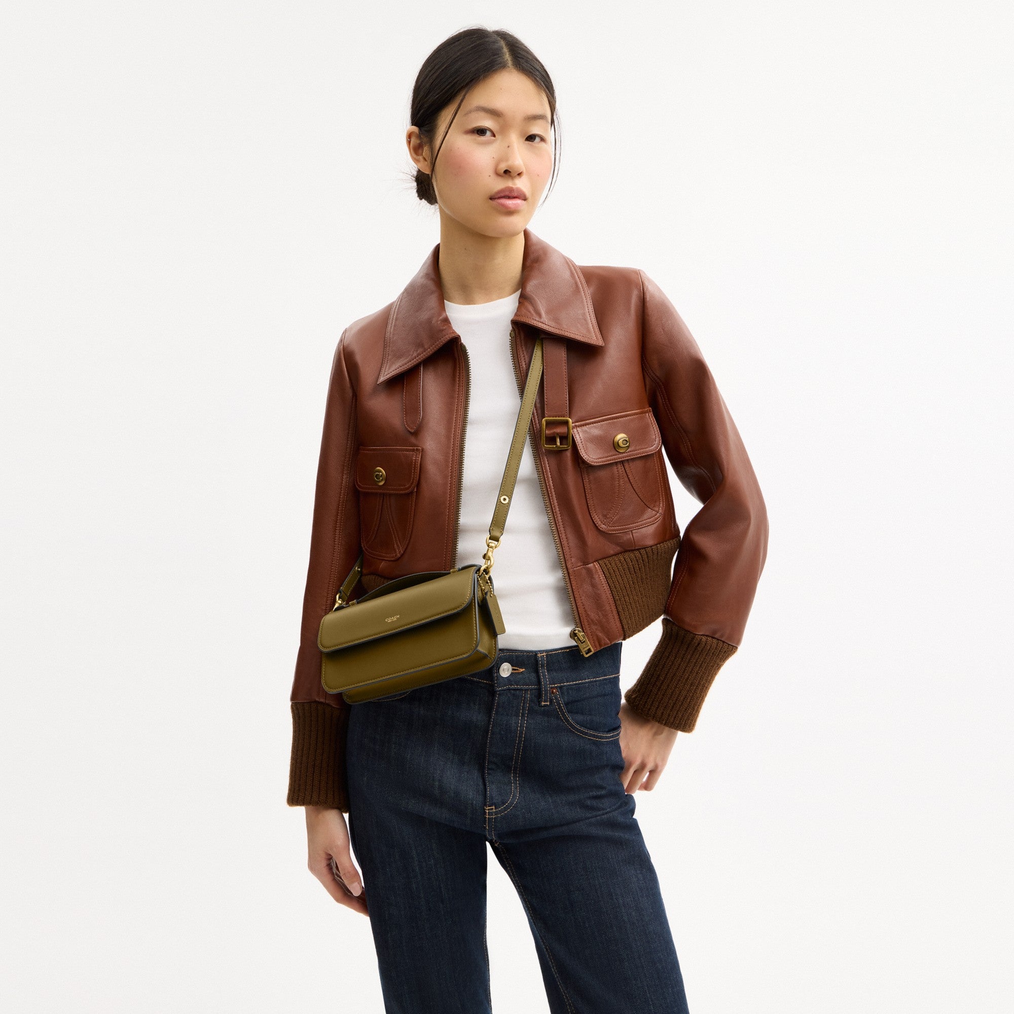 New York Elora Top Handle Crossbody Bag