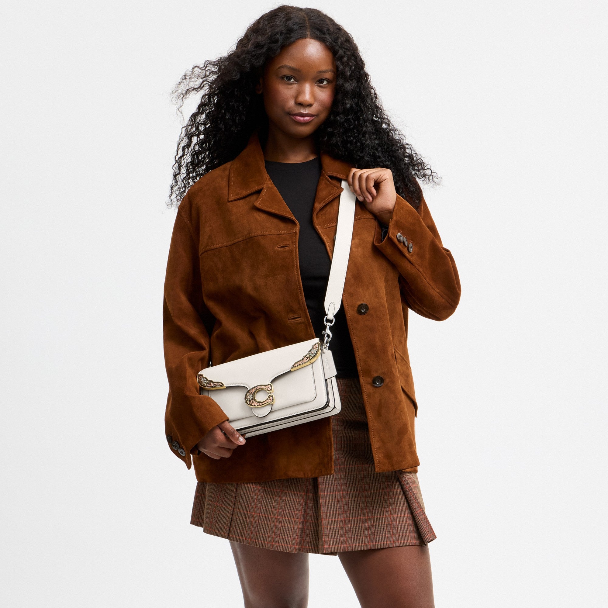 Tabby Shoulder Bag 26 With American Craft Buckle