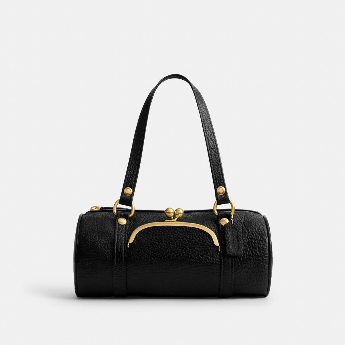 Kisslock Barrel Bag