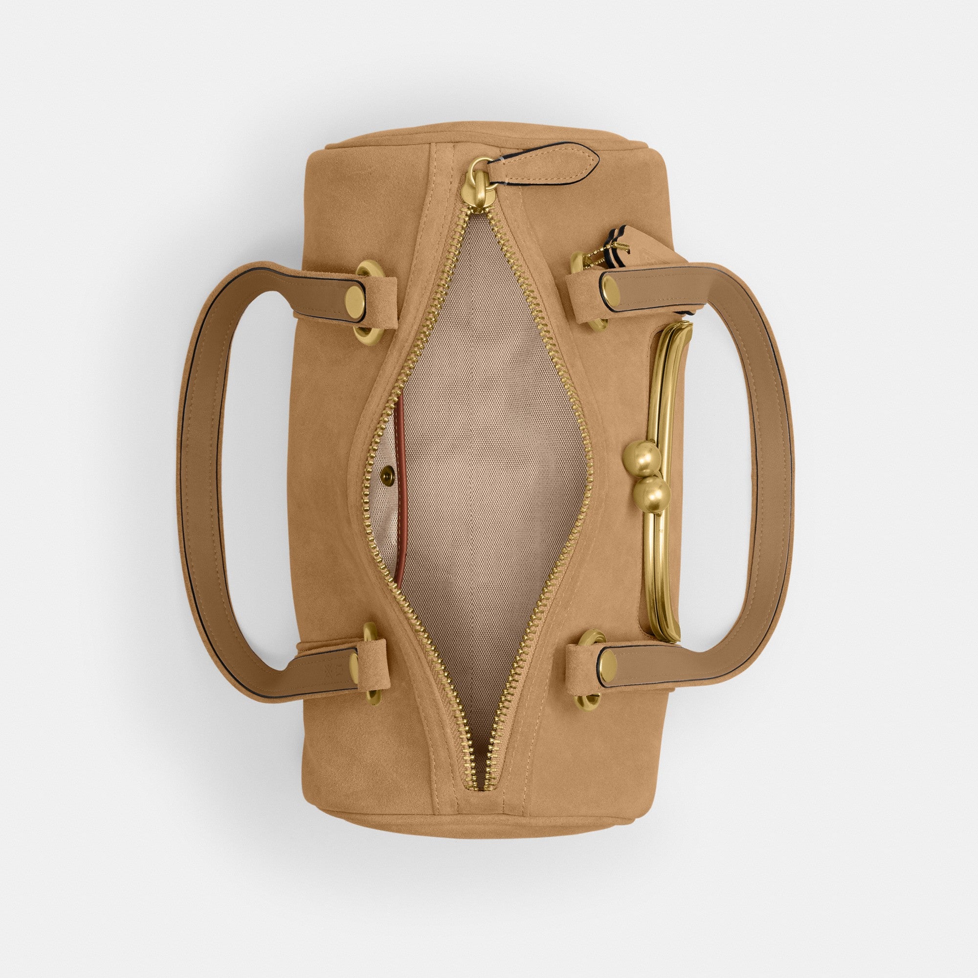 Kisslock Barrel Bag