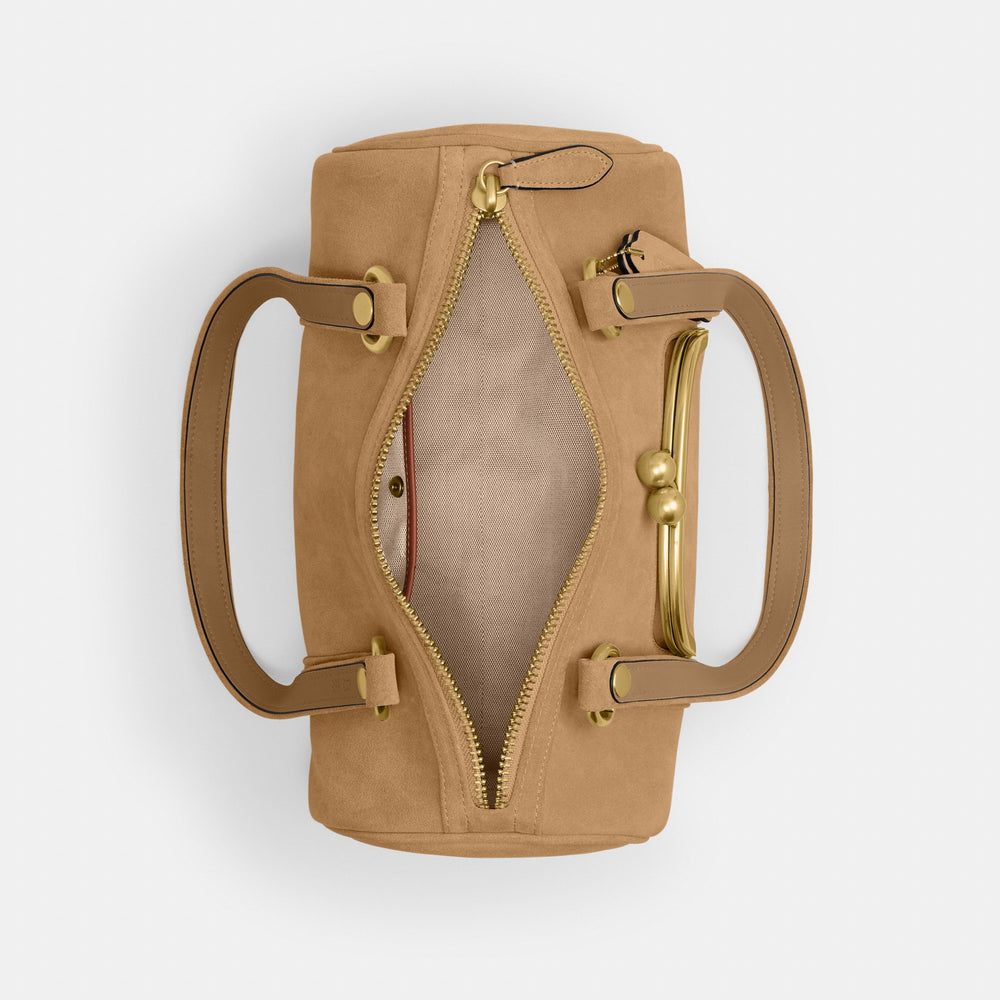 Kisslock Barrel Bag