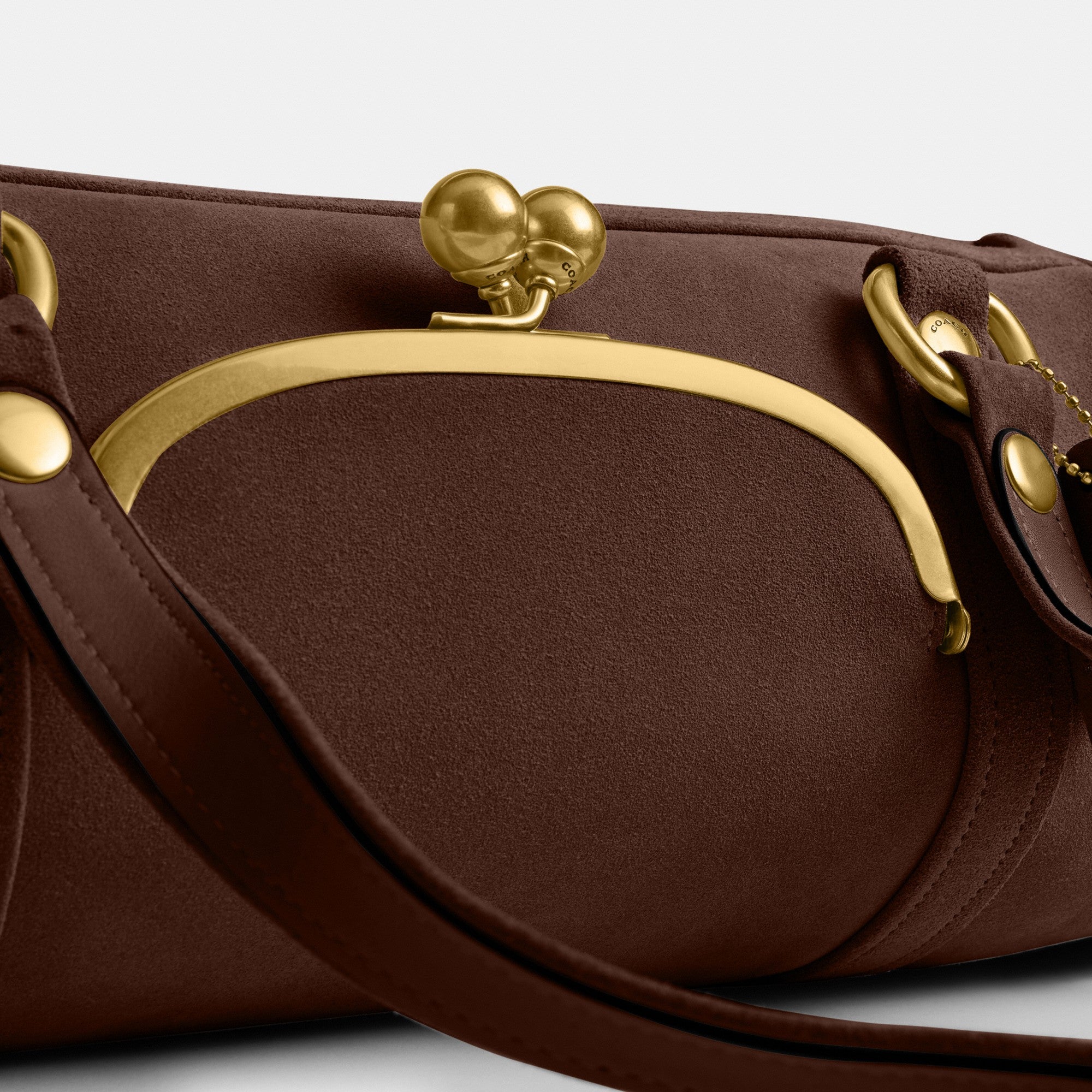 Kisslock Barrel Bag