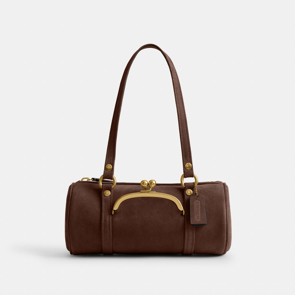 Kisslock Barrel Bag 28