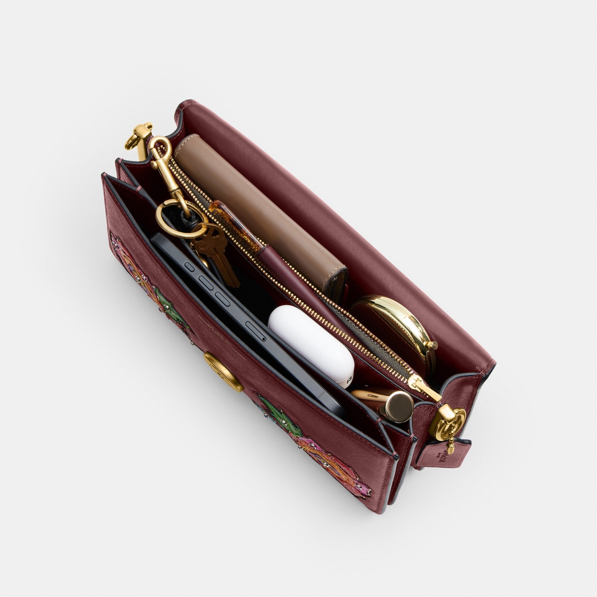 Tabby Shoulder Bag 26 With American Craft Inlay