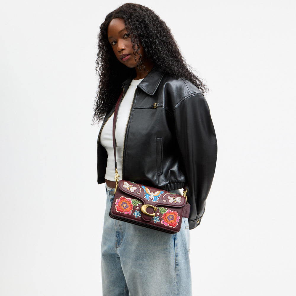 Tabby Shoulder Bag 26 With American Craft Inlay