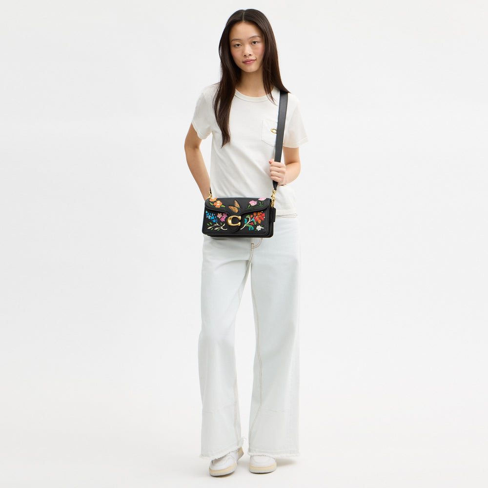 Tabby Shoulder Bag 26 With American Craft Inlay