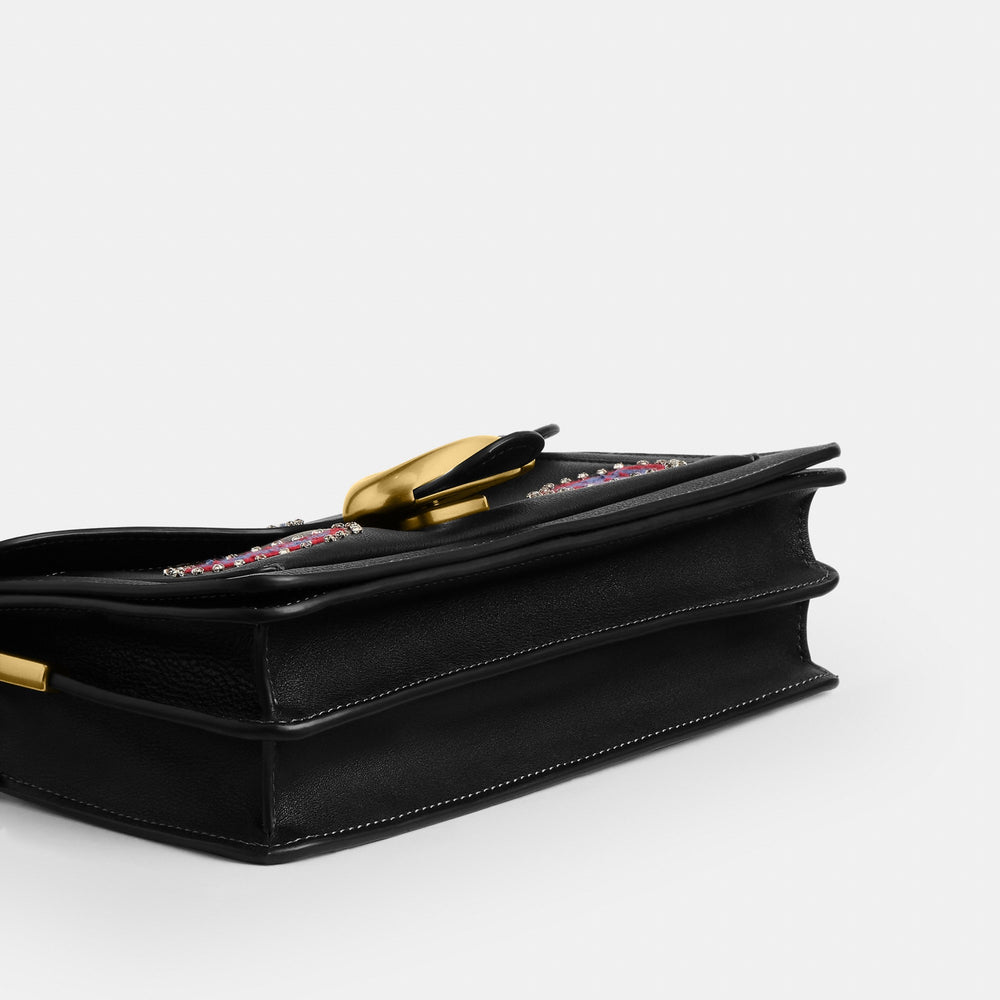 Tabby Shoulder Bag 26 With Embroidered Americana