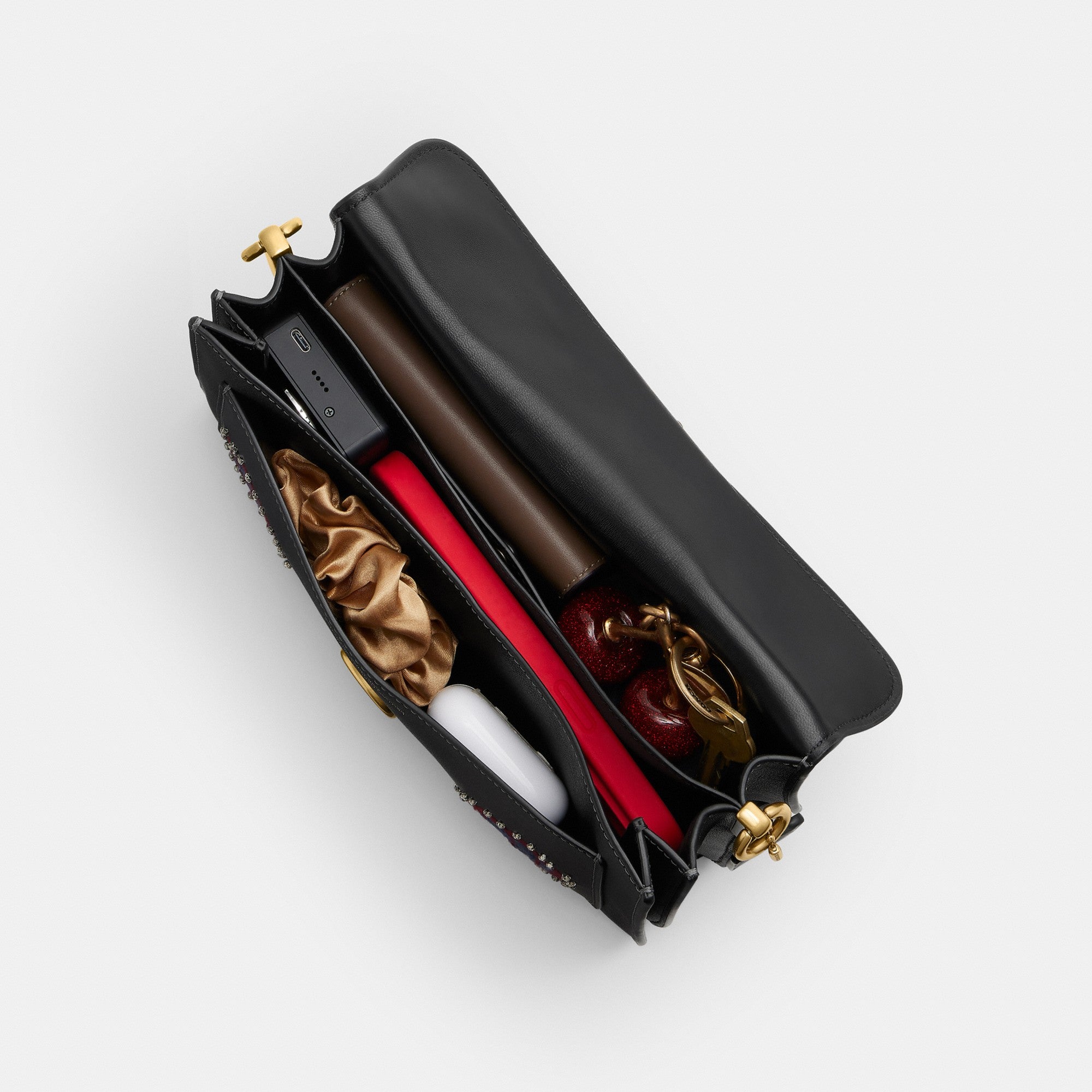 Tabby Shoulder Bag 26 With Embroidered Americana