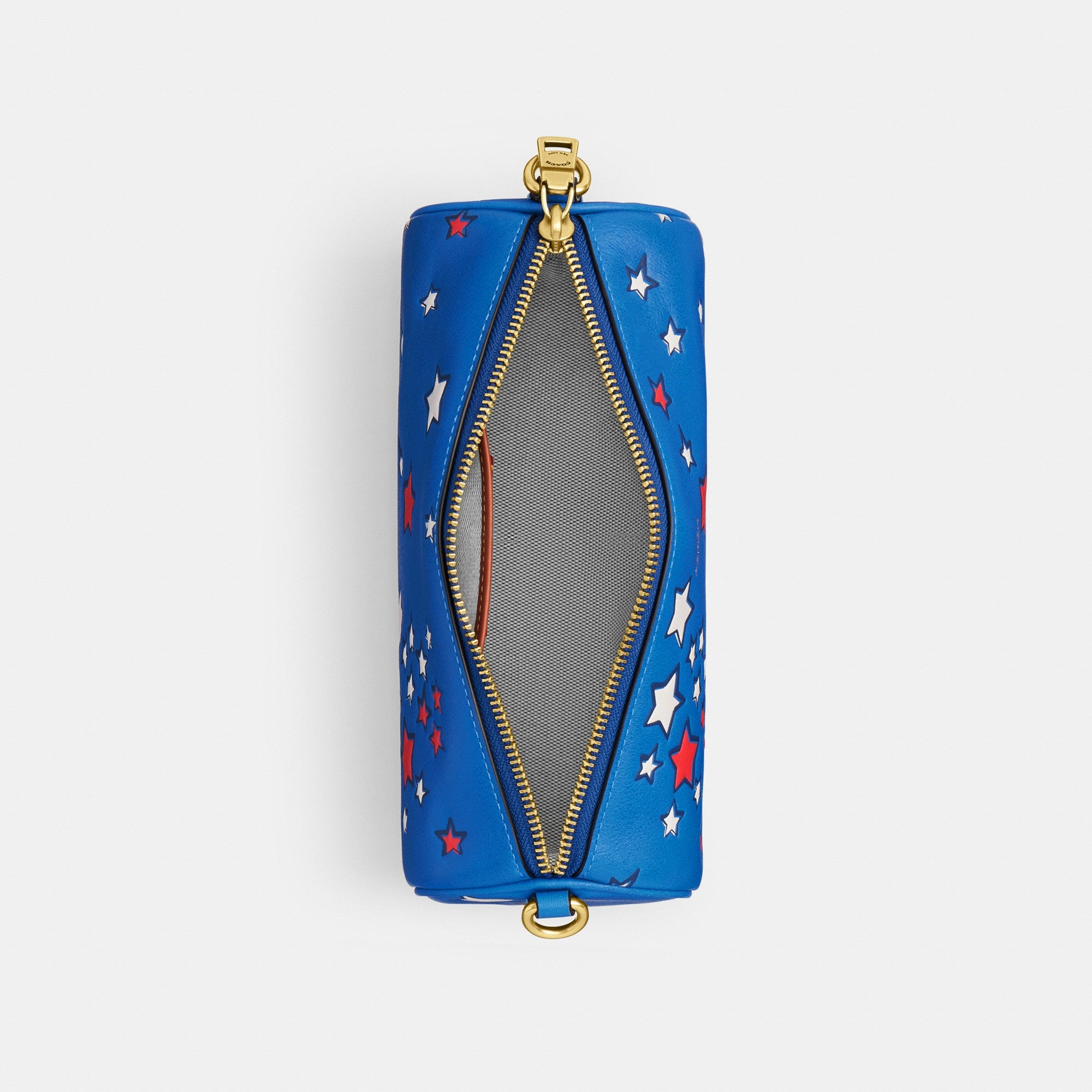 Barrel Bag With Americana Star Print