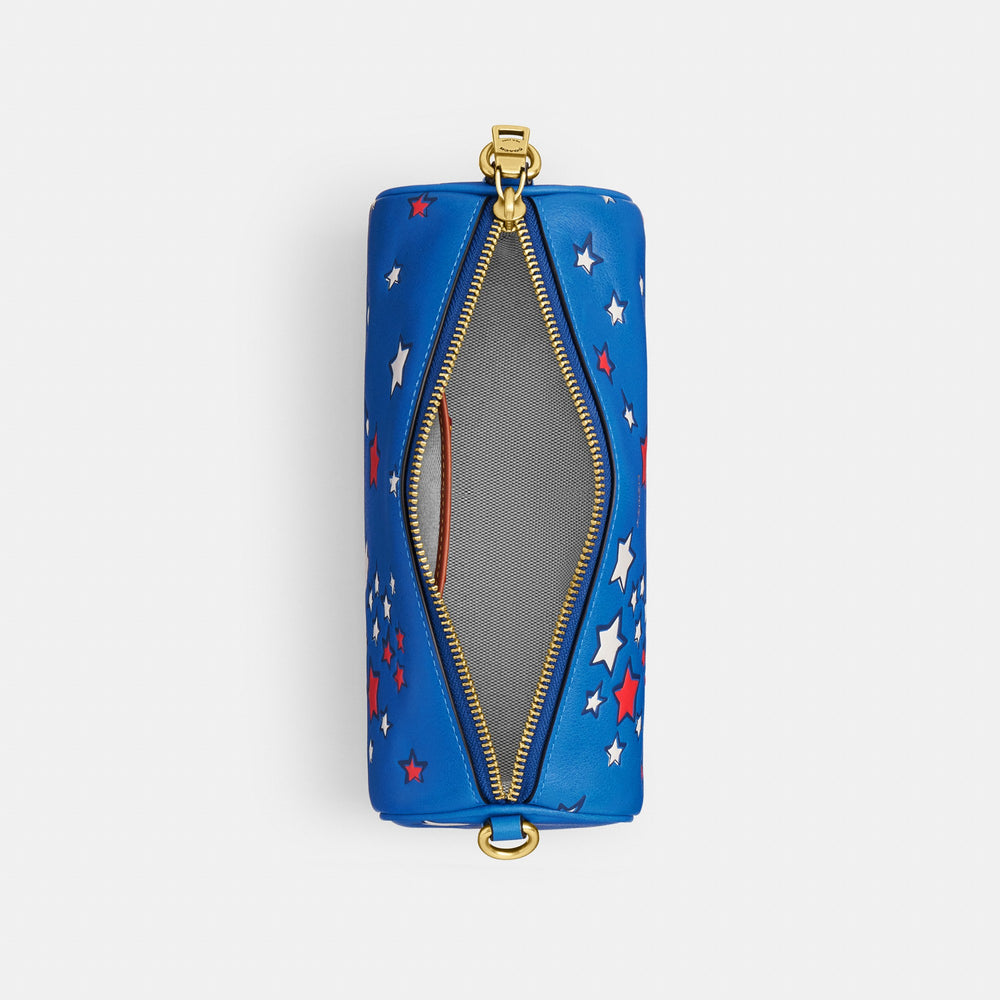 Barrel Bag With Americana Star Print