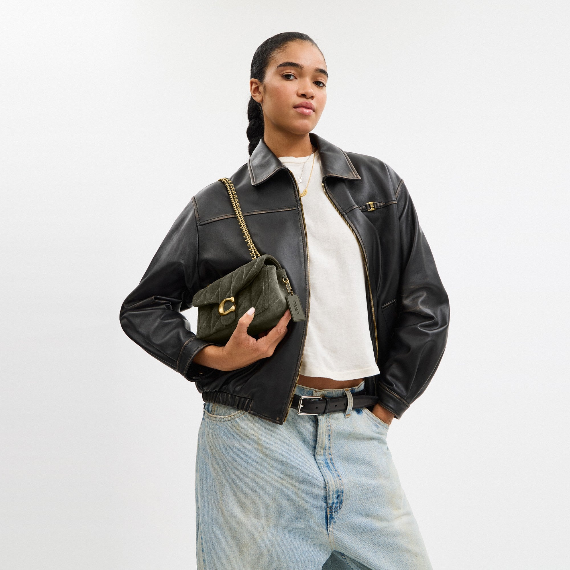 Tabby Shoulder Bag 20 With Quilting